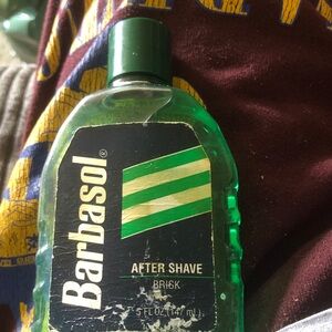 Barbasol After Shave Brisk - Green Bottle